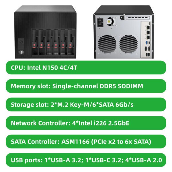 1264L-6-BAY NAS