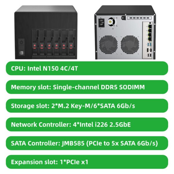 1264-6-Bay NAS