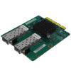 Horizontal PCI-E Fiber Optic Card Intel Chipset Dual-port Quad-port SFP