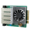 Horizontal PCI-E Fiber Optic Card Intel Chipset Dual-port Quad-port SFP
