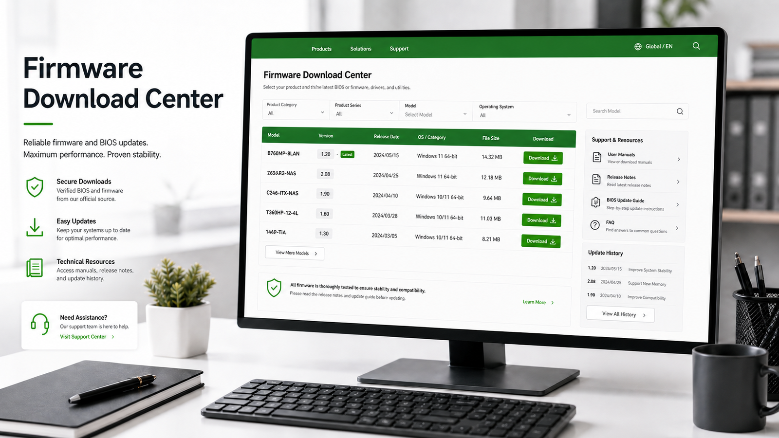 Firmware Download Center