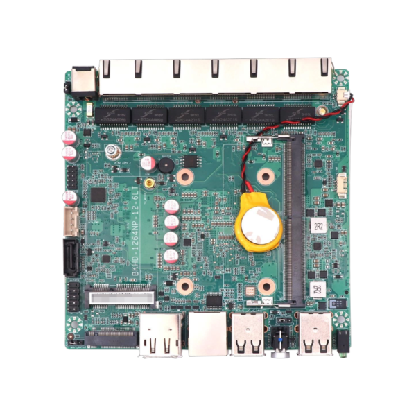 1264NP-12-6L Nano-ITX 6-Port 2.5GbE Motherboard