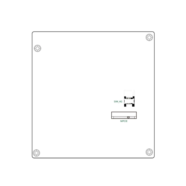 1700NP-NAS-布局B 1700NP-NAS motherboard layout back
