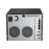 1700NP 6-bay NAS rear I/O with four 2.5GbE ports