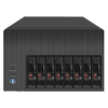 8-BAY-NAS 托盘 1700NP 8-bay NAS front view with hot-swap drive trays